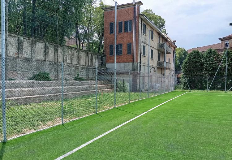 Recinzione per campo calcio a 8 