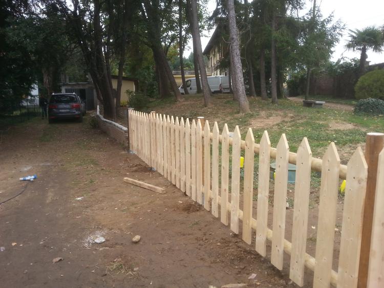 Staccionata in legno