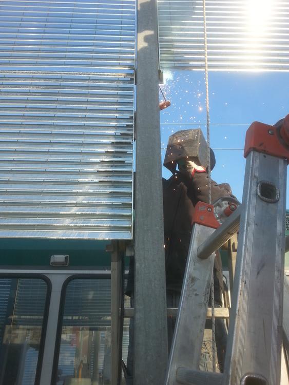 Protezione per autolavaggio treni