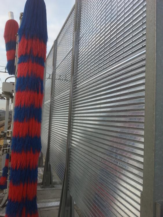 Protezione per autolavaggio treni