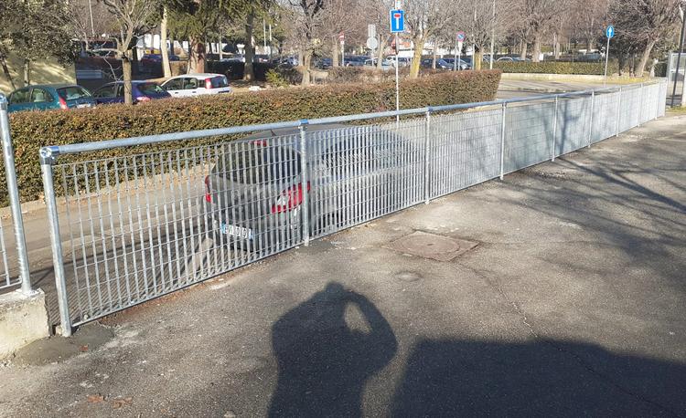 Delimitazione parcheggio