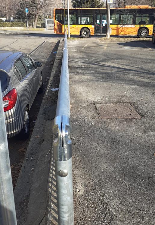 Delimitazione parcheggio