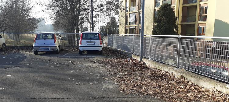 Delimitazione parcheggio