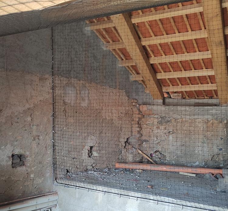 Rete di protezione per piccioni