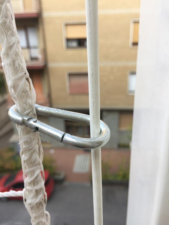 Recinzione alza / abbassa su terrazzo