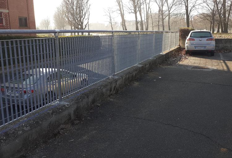 Delimitazione parcheggio