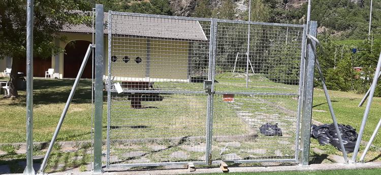 Un bel campo da calcetto in un bel luogo