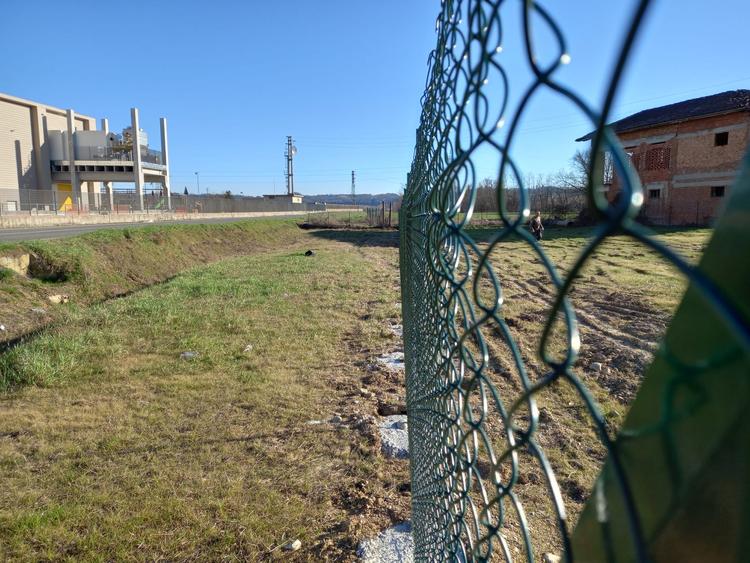 Delimitazione nuovo stabilimento Saclà