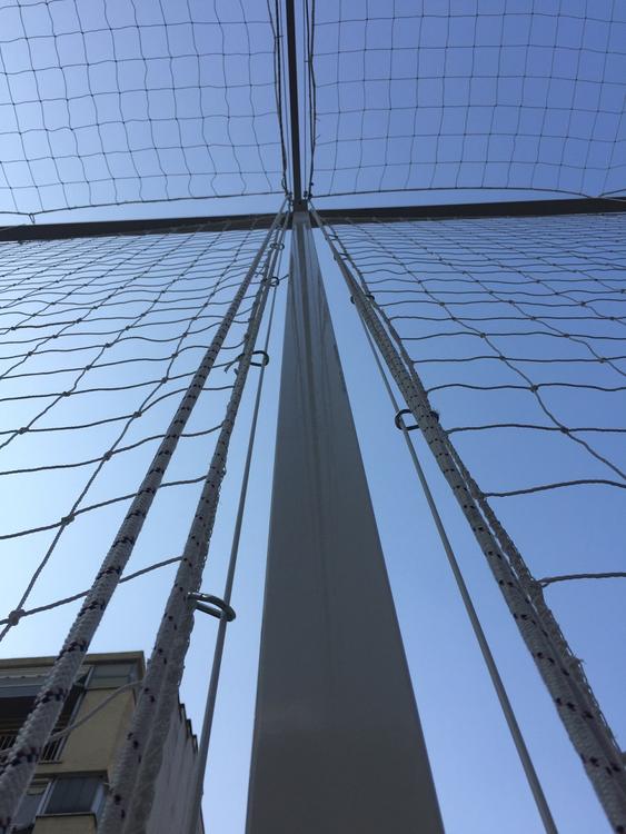 Recinzione alza / abbassa su terrazzo