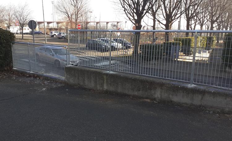 Delimitazione parcheggio