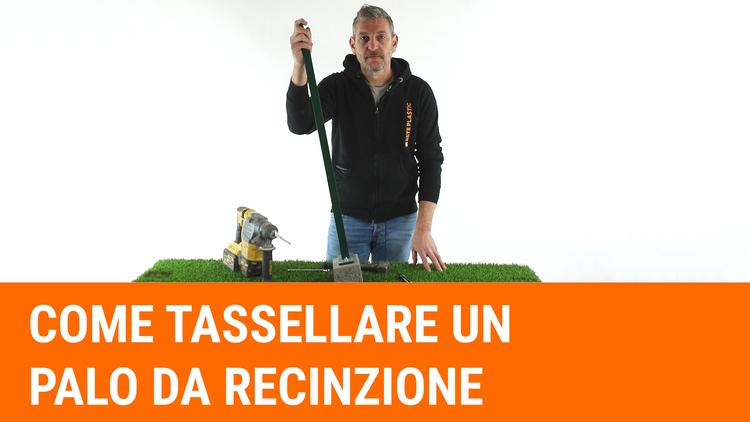 Nuovo video: Come posizionare i tasselli nei pali da recinzione