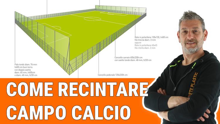 Nuovo video: Guida completa alla posa della recinzione di un campo da calcio a 11