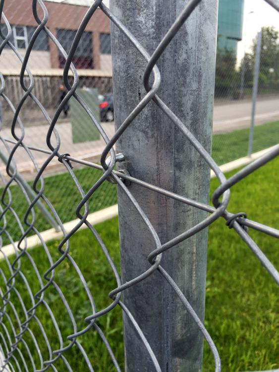 Recinzione perimetrale centro sportivo di Zidane