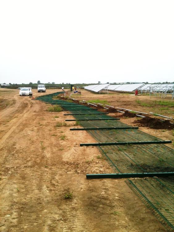 Recinzione impianto fotovoltaico