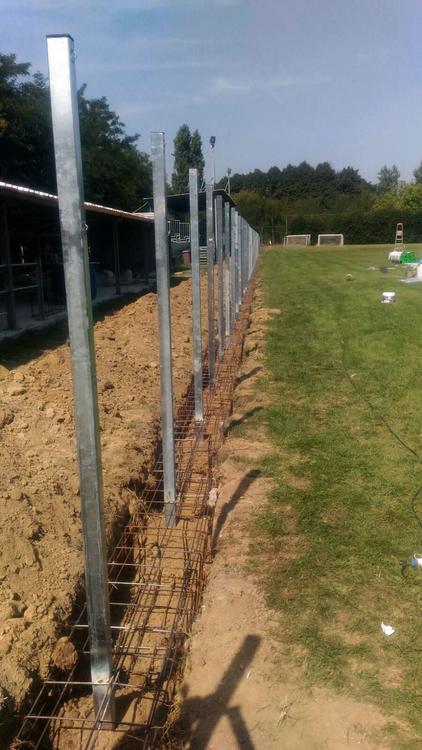 Recinzione a norma impianto sportivo di Solero