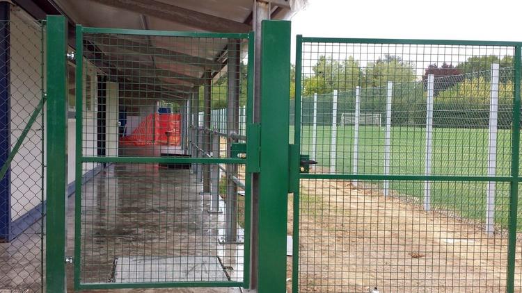 Recinzione a norma impianto sportivo di Solero