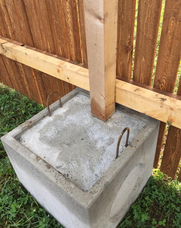 Una bella recinzione da cantiere in legno