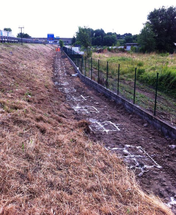 Recinzione di protezione campo nomadi Borgaro