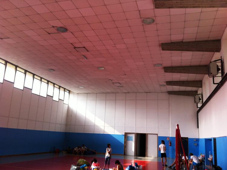 Copertura soffitto palestra