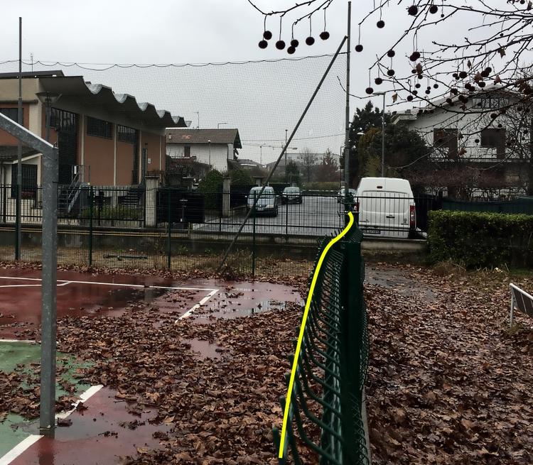 Recupero area sportiva