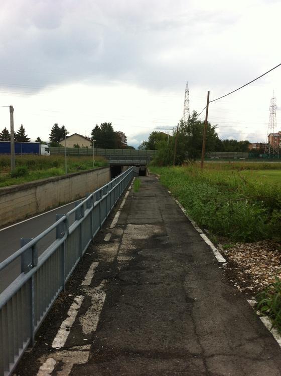 Parapetto a norma per cavalcavia