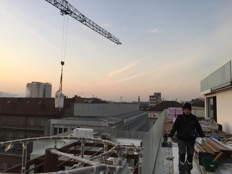 Campo da calcetto su terrazzo. Progetto Lascaris