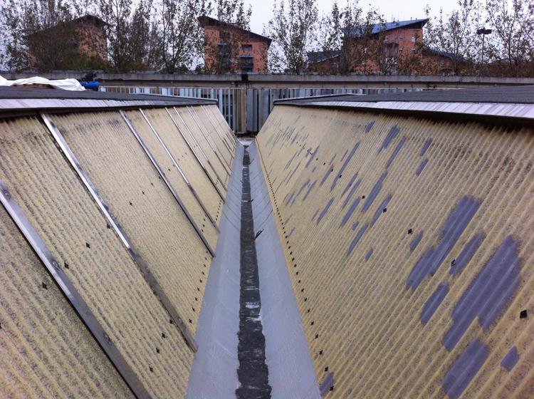 Rifacimento lucernari in policarbonato