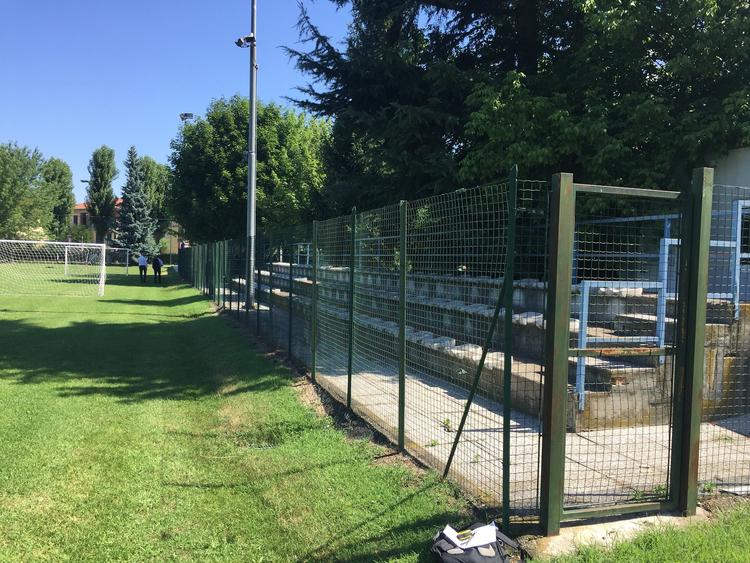 Rifacimento campo calcio a 11 della Ferrero di Alba