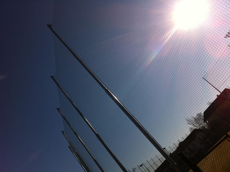 Recinzione sollevabile campo soft ball