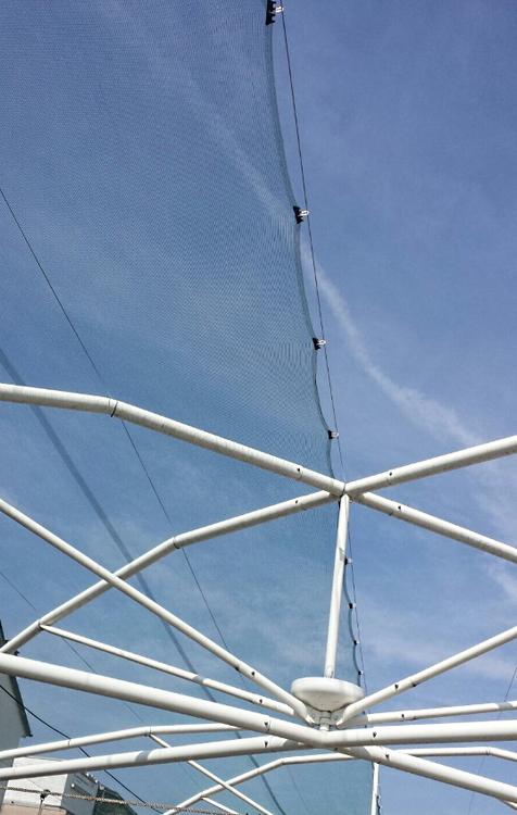 Copertura antigrandine concessionaria BMW