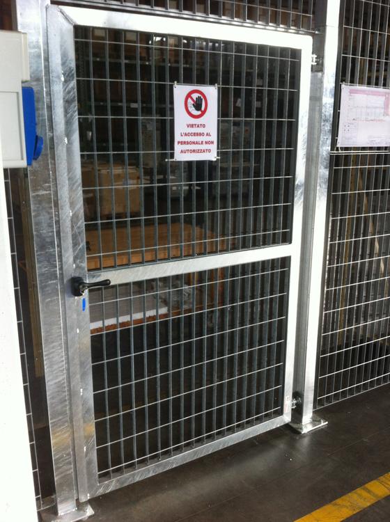 Recinzione di sicurezza interna