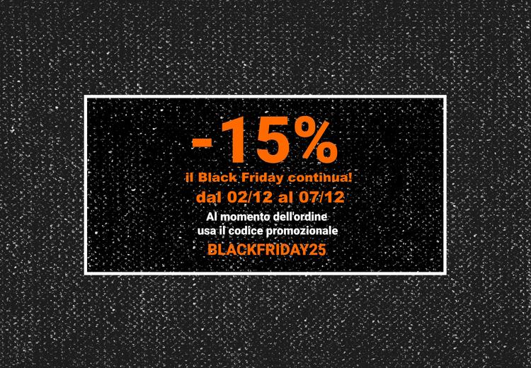 IL BLACK FRIDAY CONTINUA!