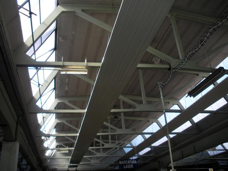 Rifacimento lucernari in policarbonato