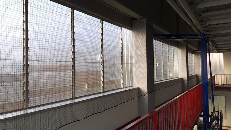 Protezione vetrate palestra