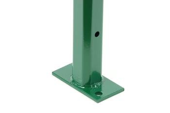 Palo con piastra verde Paldecò: Il palo per la recinzione Panoplax