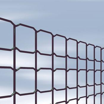 Decoplax Evoluzione antracite: Rete da recinzione di colore grigio