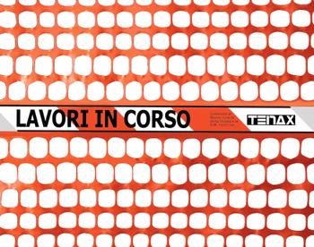 Working: Rete da cantiere con nastro rinfrangente