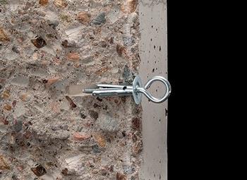 Tassello Casa in acciaio ad occhio chiuso: Per posare una recinzione a muro