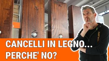 Nuovo video: Cancelli in legno, perchè no?