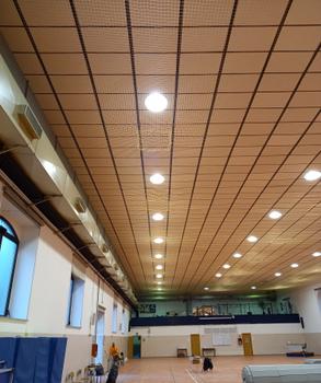 Protezione controsoffittatura palestra