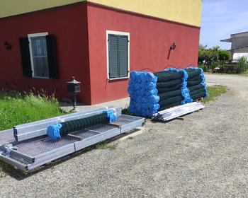 Recinzione azienda agricola