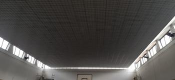 Copertura di protezione per soffitto palestra